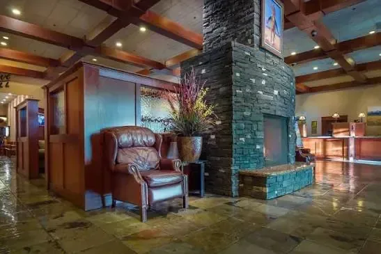 Interior corridor light at a Calgary hospitality property